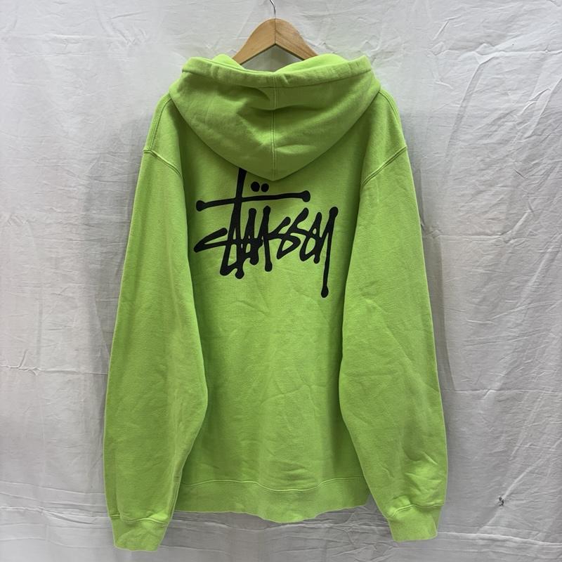 ステューシー STUSSY パーカー 長袖 ストックロゴ プルオーバー フーディ スウェット パーカー XL メンズ USED 古着 中古 50168258