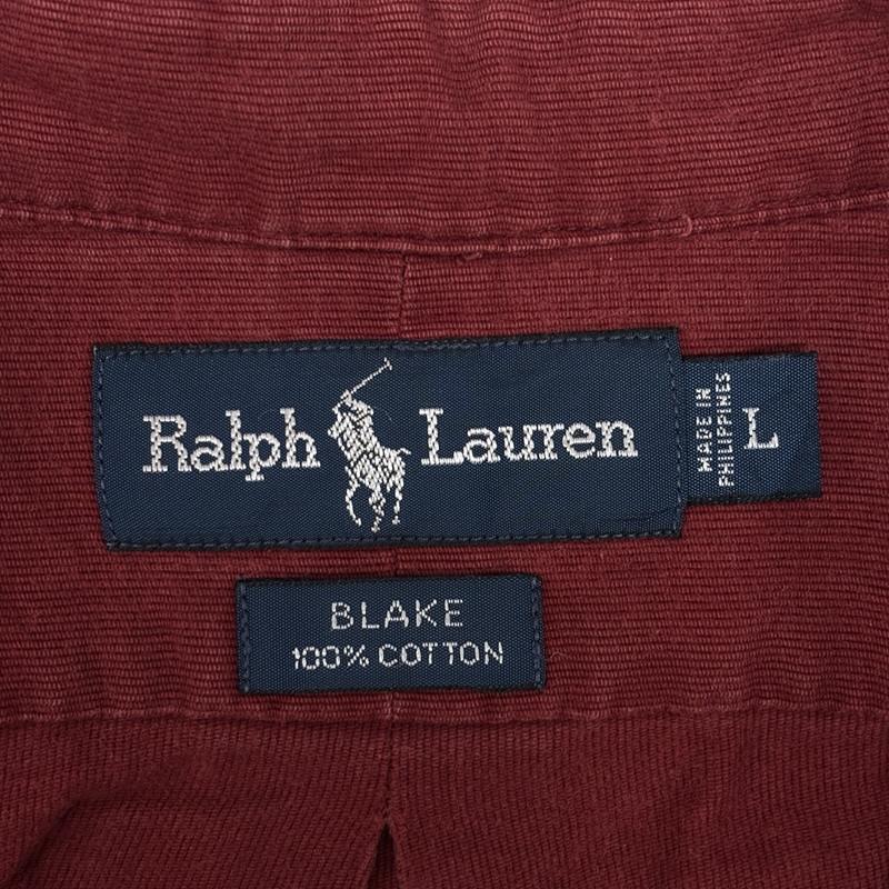 ラルフローレン RALPHLAUREN ジャケット、上着 ジャンパー、ブルゾン 90年代 ビンテージ BLAKE リメイク ボタンダウン ジップアップ シャツ ジャケット L メンズ USED 古着 中古 50168261