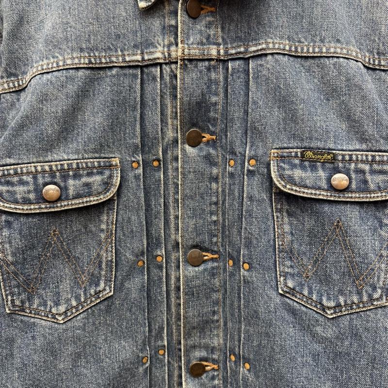 ラングラー Wrangler ジャケット、上着 ジャンパー、ブルゾン 11MJ デニム ジャケット M4757-28 L インディゴ / インディゴ / Indigo メンズ USED 古着 中古 50168262