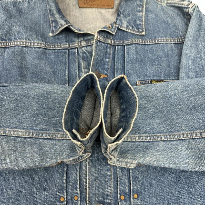 ラングラー Wrangler ジャケット、上着 ジャンパー、ブルゾン 11MJ デニム ジャケット M4757-28 L インディゴ / インディゴ / Indigo メンズ USED 古着 中古 50168262