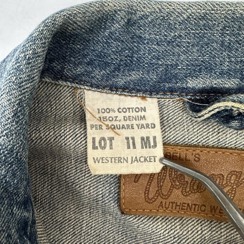 ラングラー Wrangler ジャケット、上着 ジャンパー、ブルゾン 11MJ デニム ジャケット M4757-28 L インディゴ / インディゴ / Indigo メンズ USED 古着 中古 50168262