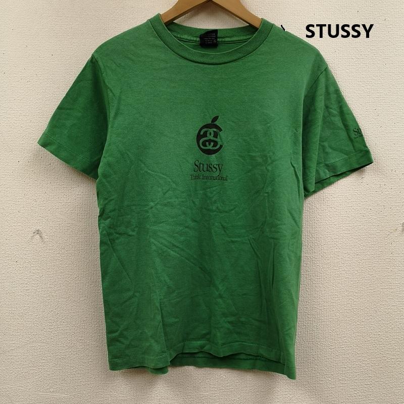ステューシー STUSSY Tシャツ 半袖 90s Old Stussy サークル ロゴ アップル プリント tシャツ カットソー XL 灰 / グレー / gray メンズ USED 古着 中古 50168263