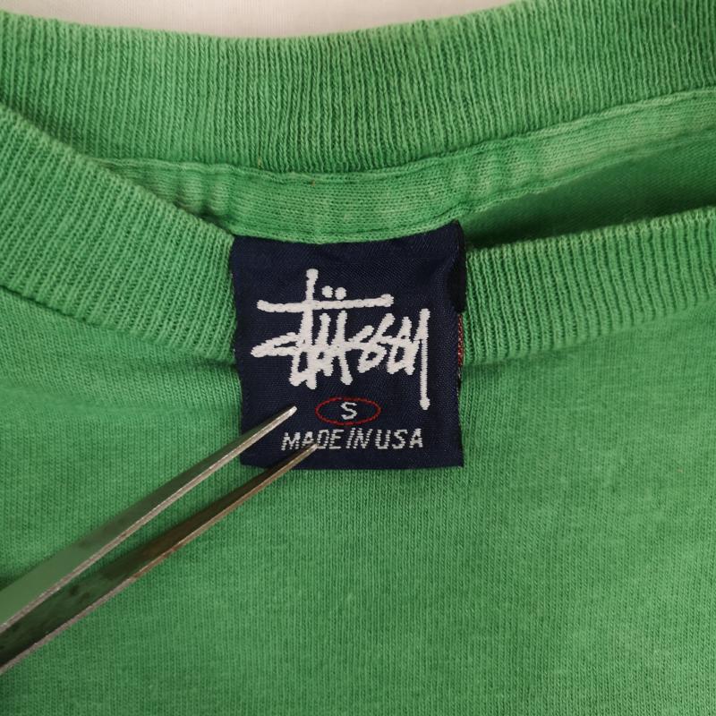 ステューシー STUSSY Tシャツ 半袖 90s Old Stussy サークル ロゴ アップル プリント tシャツ カットソー XL 灰 / グレー / gray メンズ USED 古着 中古 50168263