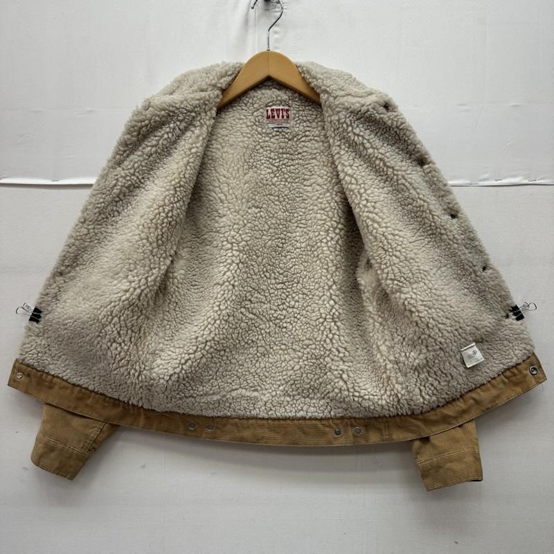 リーバイス Levi s ジャケット、上着 ジャンパー、ブルゾン 80s USA製 コーデュロイ ボア トラッカー ジャケット 70412 36 茶 / ブラウン / brown メンズ USED 古着 中古 50168264