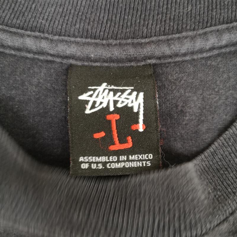 ステューシー STUSSY Tシャツ 半袖 90s 00s メキシコ製 OLD STUSSY YO, VINNY!! TEE プリント tシャツ L 黒 / ブラック / black メンズ USED 古着 中古 50168266