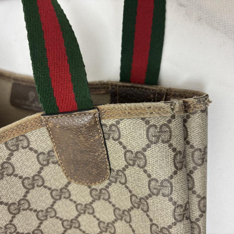 グッチ GUCCI トートバッグ トートバッグ オールドグッチ シェリーライン トートバッグ 39 02 0037 GGプラス ヴィンテージ レディース USED 古着 中古 50168267