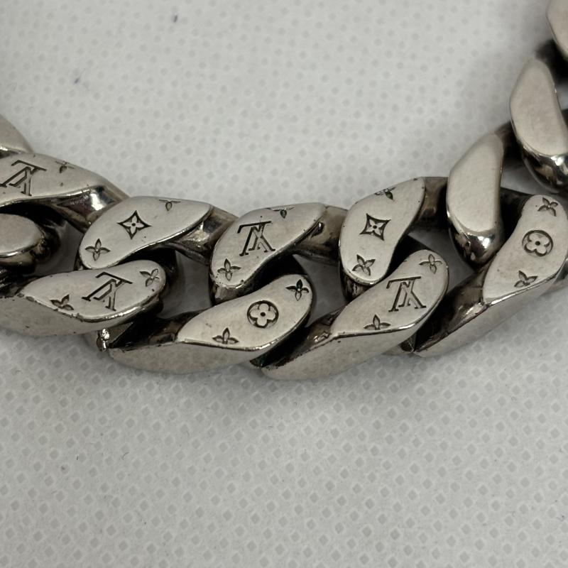 ルイヴィトン LOUIS VUITTON アクセサリー ネックレス、ペンダント コリエ チェーン リンクス ネックレス 喜平 M69987 銀 / シルバー / silver color メンズ USED 古着 中古 50168269