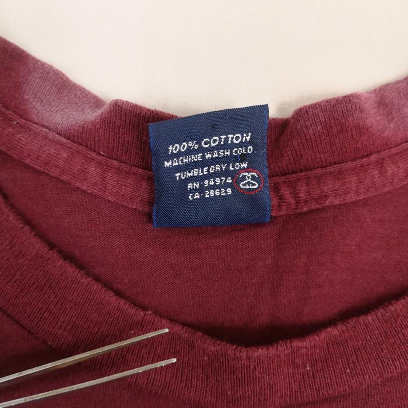 ステューシー STUSSY Tシャツ 半袖 90s 紺タグ USA製 クラウン 王冠 プリント tシャツ カットソー S えんじ / ワインレッド / dark red メンズ USED 古着 中古 50168271