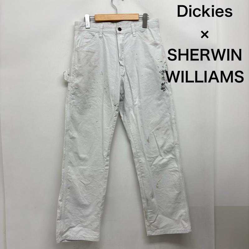 ディッキーズ Dickies パンツ ワークパンツ、ペインターパンツ SHERWIN WILLIAMS シャーウィン ウィリアムズ コラボ ペインターパンツ 30インチ 白 / ホワイト / white メンズ USED 古着 中古 50168272