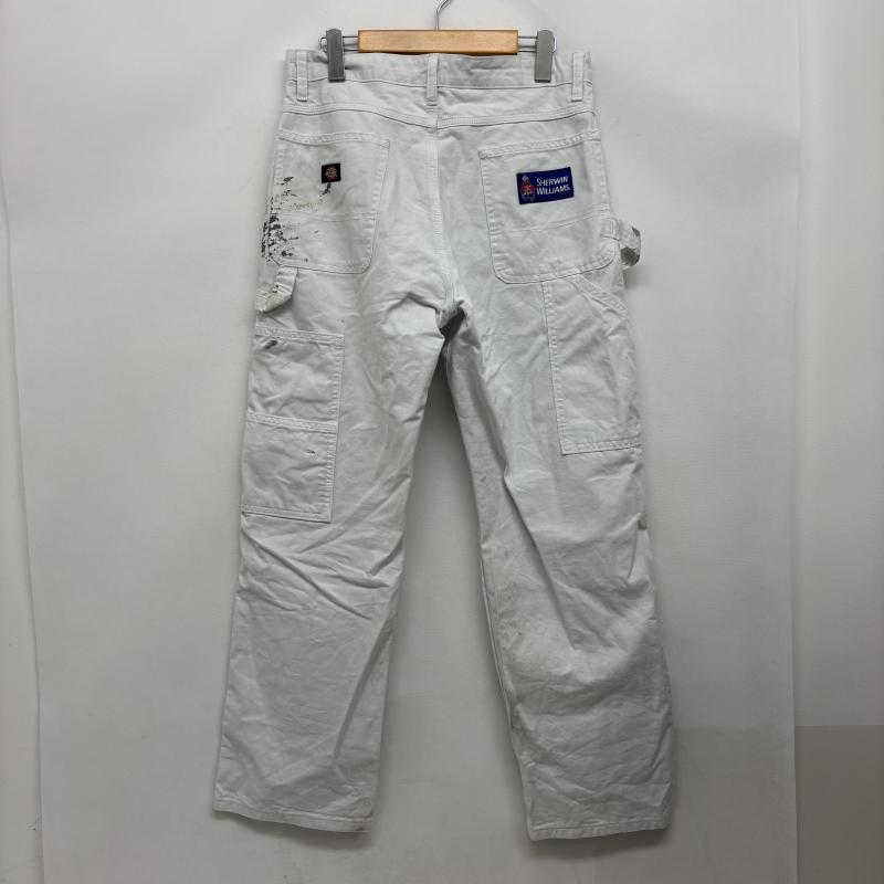 ディッキーズ Dickies パンツ ワークパンツ、ペインターパンツ SHERWIN WILLIAMS シャーウィン ウィリアムズ コラボ ペインターパンツ 30インチ 白 / ホワイト / white メンズ USED 古着 中古 50168272