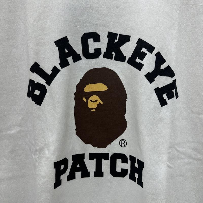アベイシングエイプ A BATHING APE Tシャツ 半袖 Black Eye Patch COLLEGE MINI TEE フロント ロゴ プリント Tシャツ 1K23110901 XXL 白 / ホワイト / white メンズ USED 古着 中古 50168274