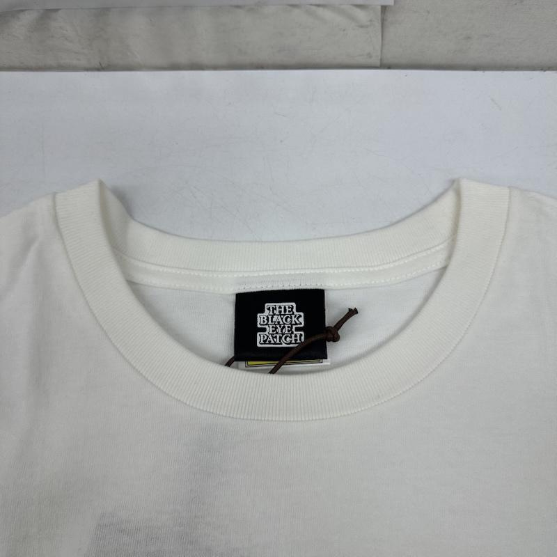 アベイシングエイプ A BATHING APE Tシャツ 半袖 Black Eye Patch COLLEGE MINI TEE フロント ロゴ プリント Tシャツ 1K23110901 XXL 白 / ホワイト / white メンズ USED 古着 中古 50168274