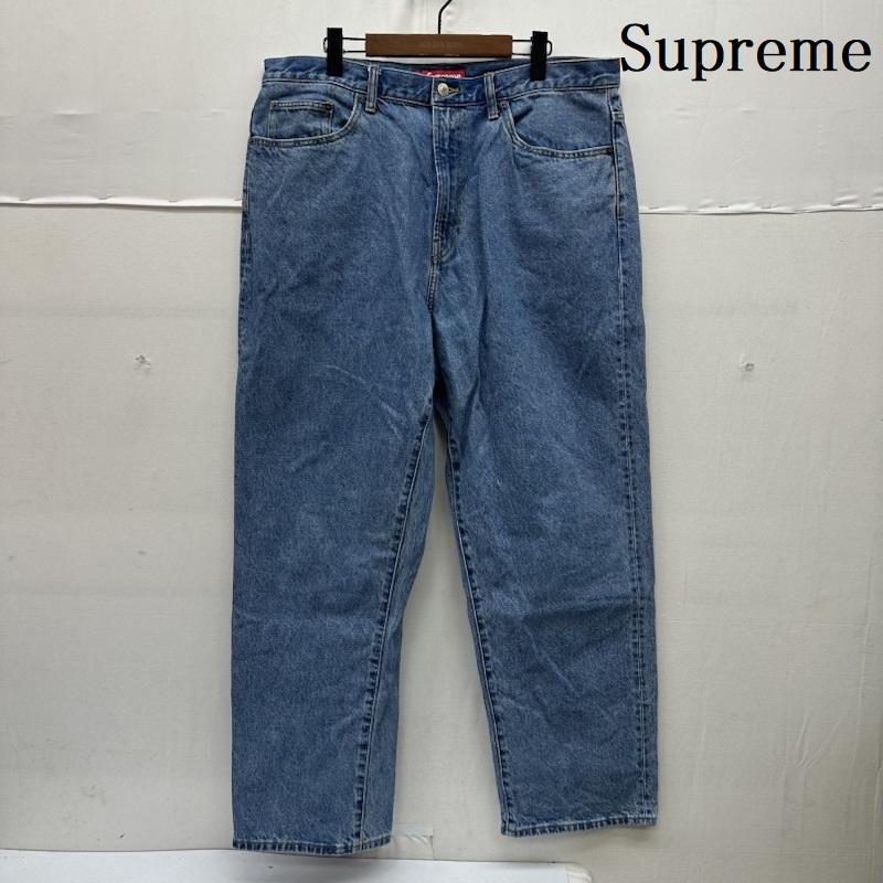 シュプリーム Supreme パンツ デニム、ジーンズ Baggy Jean バギー デニム パンツ クラシック ロゴ 36 インディゴ / インディゴ / Indigo メンズ USED 古着 中古 50168279
