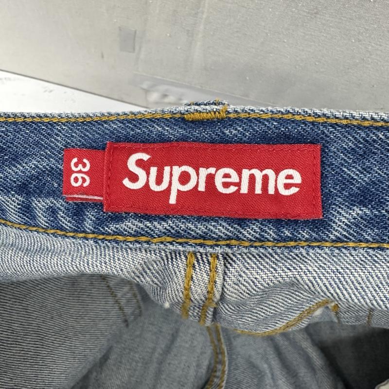 シュプリーム Supreme パンツ デニム、ジーンズ Baggy Jean バギー デニム パンツ クラシック ロゴ 36 インディゴ / インディゴ / Indigo メンズ USED 古着 中古 50168279
