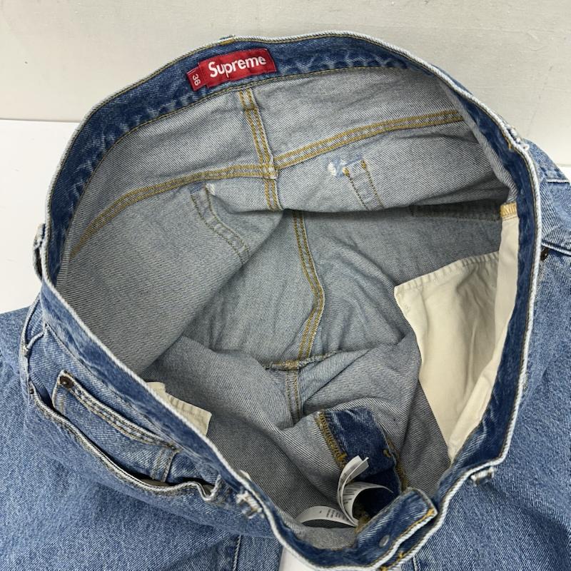 シュプリーム Supreme パンツ デニム、ジーンズ Baggy Jean バギー デニム パンツ クラシック ロゴ 36 インディゴ / インディゴ / Indigo メンズ USED 古着 中古 50168279