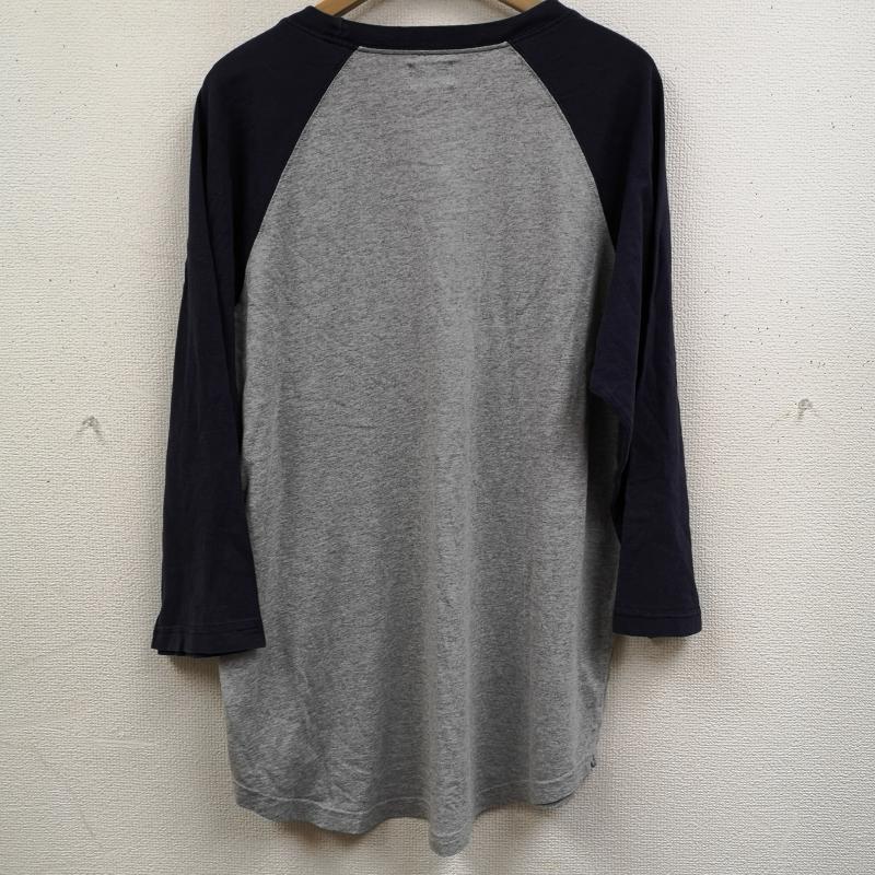 ステューシー STUSSY Tシャツ 半袖 90s 紺タグ ヴィンテージ シャドーロゴ ラグラン Tシャツ L 灰 / グレー / gray メンズ USED 古着 中古 50168281