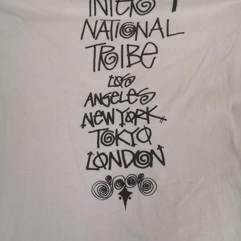 ステューシー STUSSY Tシャツ 七分袖 00s 25周年 アニバーサリー ワールドツアー ラグラン 7分袖 Tシャツ L 茶 / ブラウン / brown メンズ USED 古着 中古 50168282