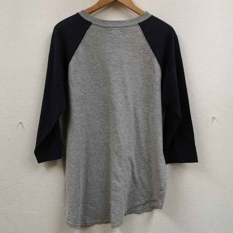 ステューシー STUSSY Tシャツ 七分袖 USA製 紺タグ OLD STUSSY ラグラン 七分丈 ロンT 灰 / グレー / gray メンズ USED 古着 中古 50168290