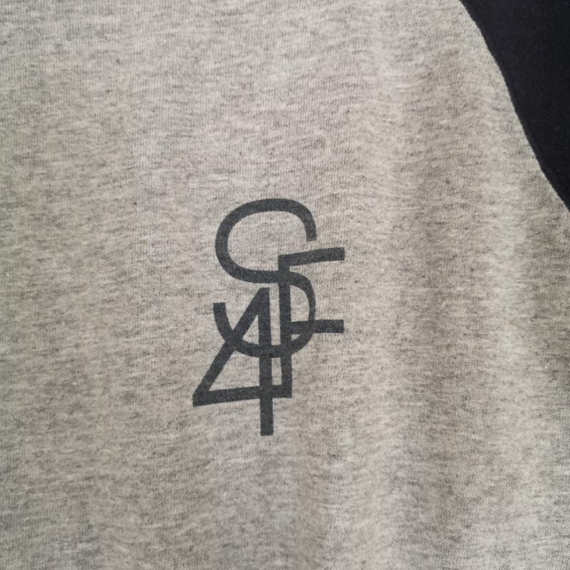 ステューシー STUSSY Tシャツ 七分袖 USA製 紺タグ OLD STUSSY ラグラン 七分丈 ロンT 灰 / グレー / gray メンズ USED 古着 中古 50168290