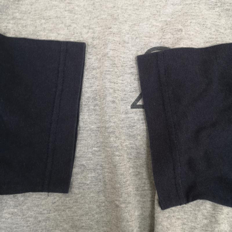ステューシー STUSSY Tシャツ 七分袖 USA製 紺タグ OLD STUSSY ラグラン 七分丈 ロンT 灰 / グレー / gray メンズ USED 古着 中古 50168290