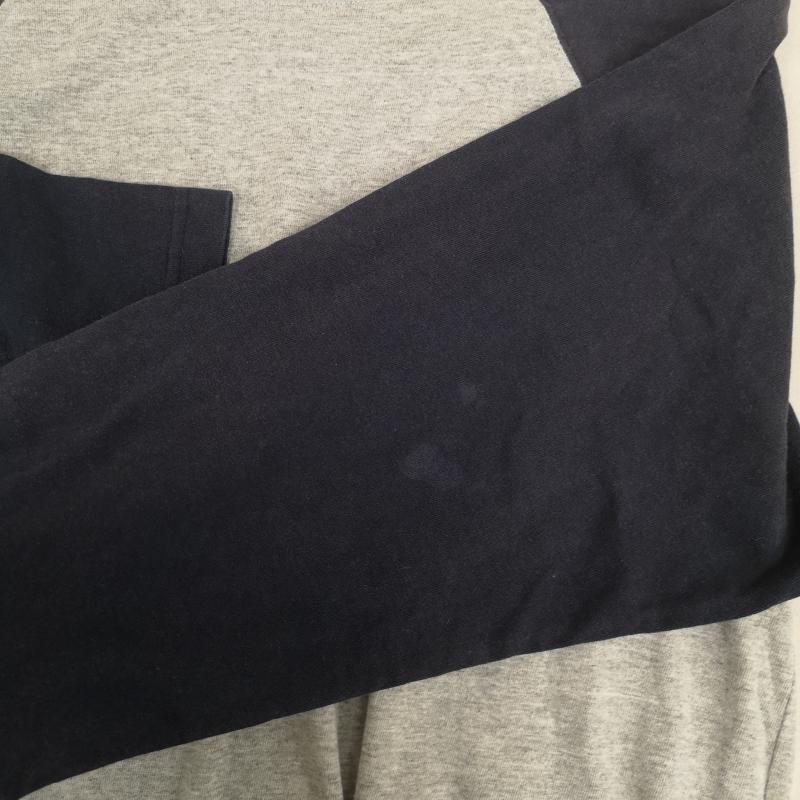ステューシー STUSSY Tシャツ 七分袖 USA製 紺タグ OLD STUSSY ラグラン 七分丈 ロンT 灰 / グレー / gray メンズ USED 古着 中古 50168290