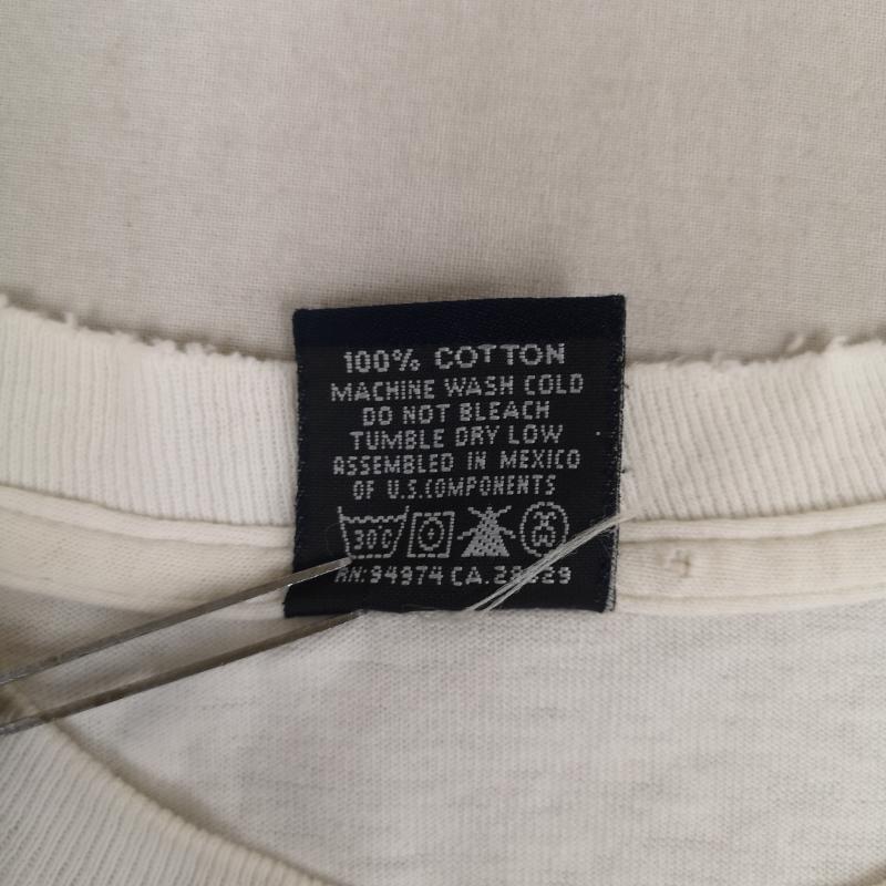 ステューシー STUSSY Tシャツ 半袖 90s OLD STUSSY アメ車 ベンツ プリント Tシャツ M 白 / ホワイト / white メンズ USED 古着 中古 50168295