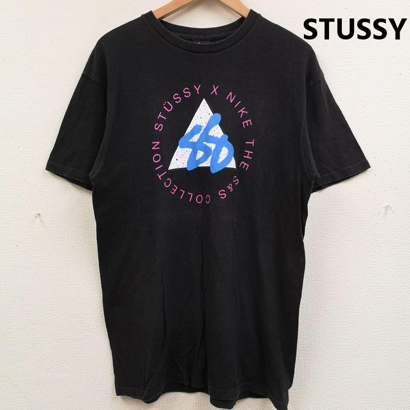 ステューシー STUSSY Tシャツ 半袖 NIKEコラボ The S&S Collection グラフィック プリント Tシャツ カットソー M 黒 / ブラック / black メンズ USED 古着 中古 50168299
