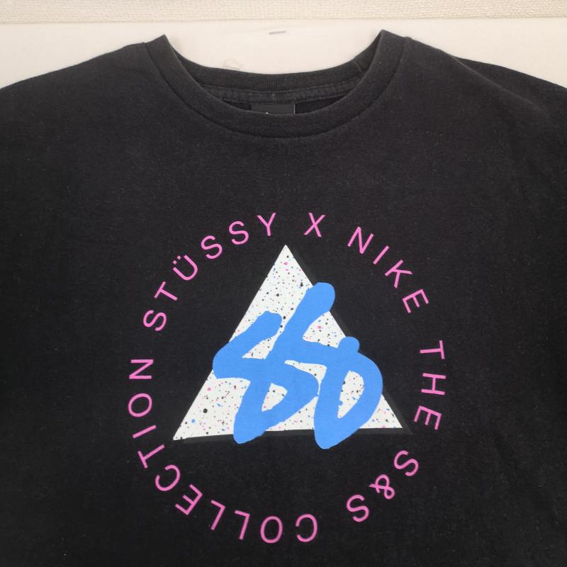 ステューシー STUSSY Tシャツ 半袖 NIKEコラボ The S&S Collection グラフィック プリント Tシャツ カットソー M 黒 / ブラック / black メンズ USED 古着 中古 50168299
