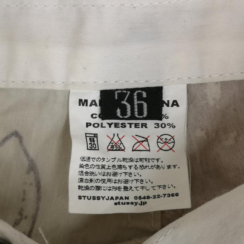 ステューシー STUSSY パンツ ショートパンツ 総柄 ハーフパンツ イージー ショート パンツ 36インチ 茶 / ブラウン / brown メンズ USED 古着 中古 50168300