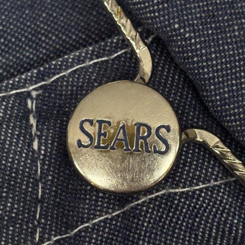 シアーズ SEARS サロペット・オーバーオール サロペット、オーバーオール 70年代 ビンテージ デニム オーバーオール SCOVILL ユニオンチケット 70s VINTAGE - メンズ USED 古着 中古 50168301