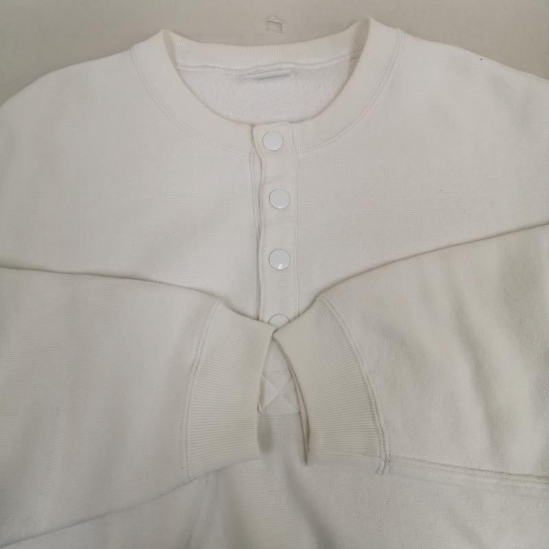 チャンピオン Champion トレーナー 長袖 REVERSE WEAVE ヘンリーネック スウェット トレーナー L 白 / ホワイト / white メンズ USED 古着 中古 50168303