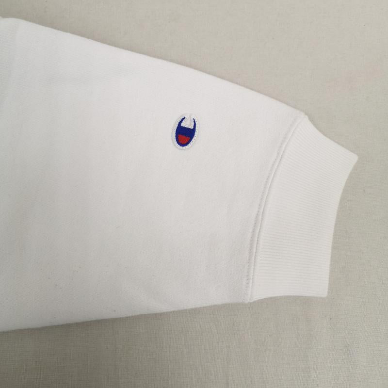 チャンピオン Champion トレーナー 長袖 REVERSE WEAVE ヘンリーネック スウェット トレーナー L 白 / ホワイト / white メンズ USED 古着 中古 50168303
