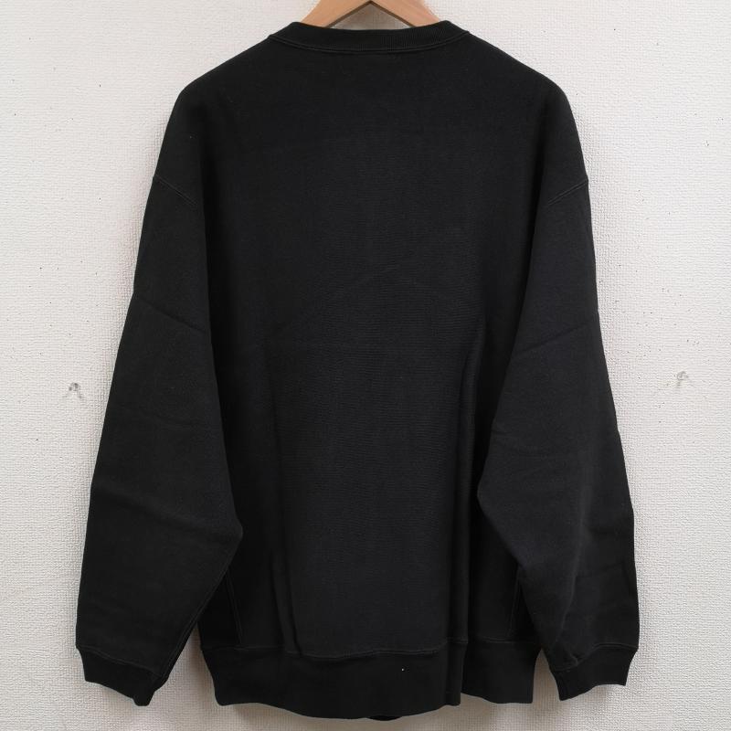 チャンピオン Champion トレーナー 長袖 リバースウィーブ ヘンリーネック トレーナー スウェット L 黒 / ブラック / black メンズ USED 古着 中古 50168304