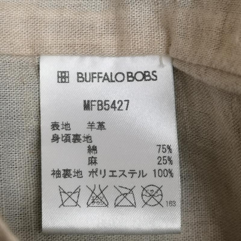 バッファローボブズ BUFFALO BOBS ジャケット、上着 レザージャケット レザー ウエスタン シャツ ジャケット アウター mfb5427 3 ダークブラウン / ダークブラウン / メンズ USED 古着 中古 50168305