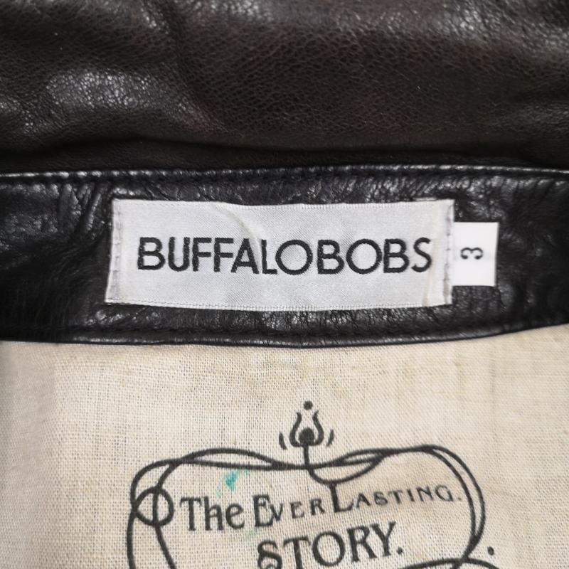 バッファローボブズ BUFFALO BOBS ジャケット、上着 レザージャケット レザー ウエスタン シャツ ジャケット アウター mfb5427 3 ダークブラウン / ダークブラウン / メンズ USED 古着 中古 50168305