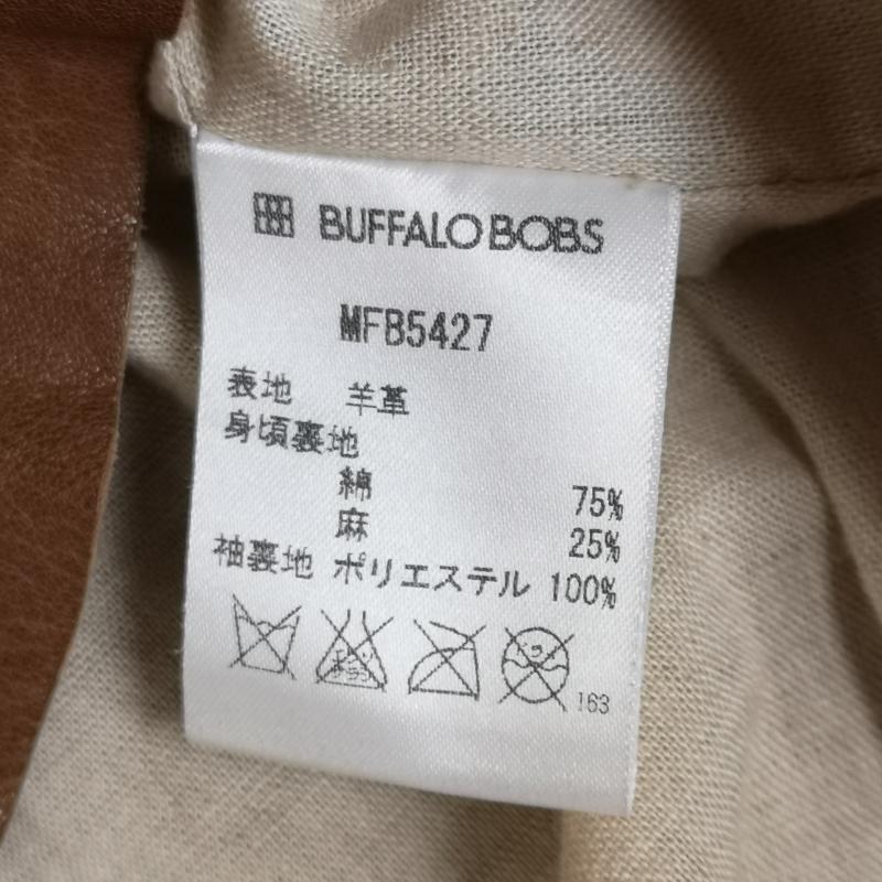 バッファローボブズ BUFFALO BOBS ジャケット、上着 レザージャケット レザー ウエスタンシャツ ジャケット アウター mfb5427 3 茶 / ブラウン / brown メンズ USED 古着 中古 50168306