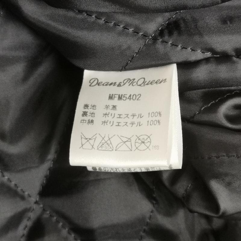 古着 USED ジャケット、上着 レザージャケット Dean & McQueen リアルラムレザー シングル ライダース ジャケット 1 黒 / ブラック / black メンズ USED 古着 中古 50168308