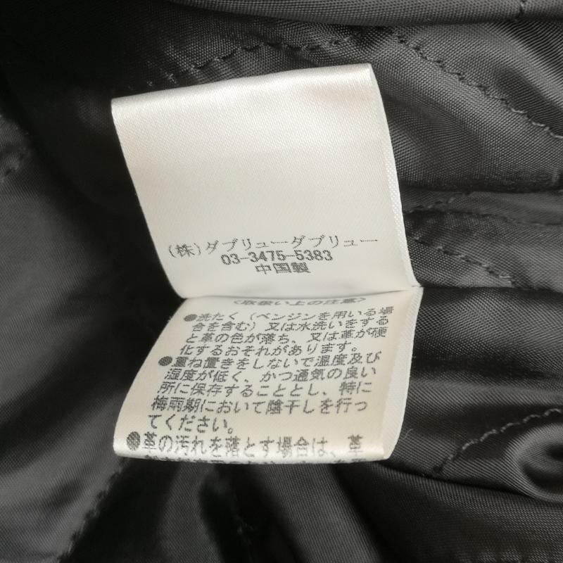古着 USED ジャケット、上着 レザージャケット Dean & McQueen リアルラムレザー シングル ライダース ジャケット 1 黒 / ブラック / black メンズ USED 古着 中古 50168308