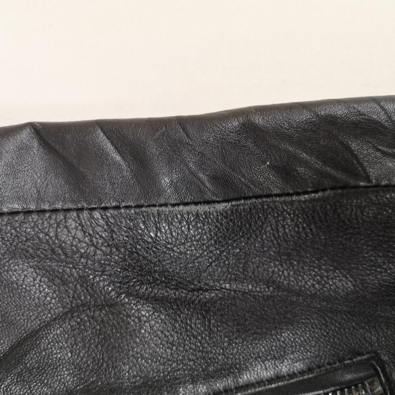ロシェル roshell ジャケット、上着 レザージャケット レザー シングル ライダース ジャケット r-2-860 XL 黒 / ブラック / black メンズ USED 古着 中古 50168314