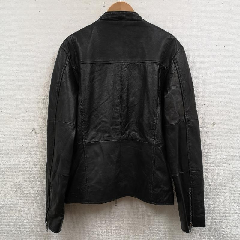 ロシェル roshell ジャケット、上着 レザージャケット レザー シングル ライダース ジャケット r-2-860 XL 黒 / ブラック / black メンズ USED 古着 中古 50168314