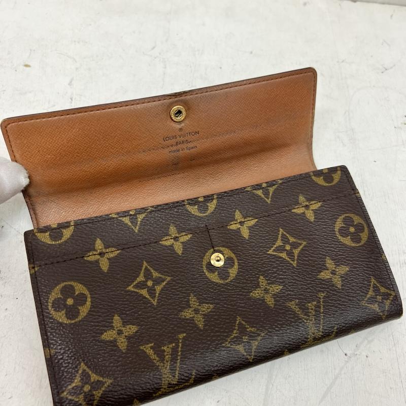 ルイヴィトン LOUIS VUITTON 財布 長財布 モノグラム ポルトモネ クレディ 長財布 M61725 CA0967 - レディース USED 古着 中古 50168316