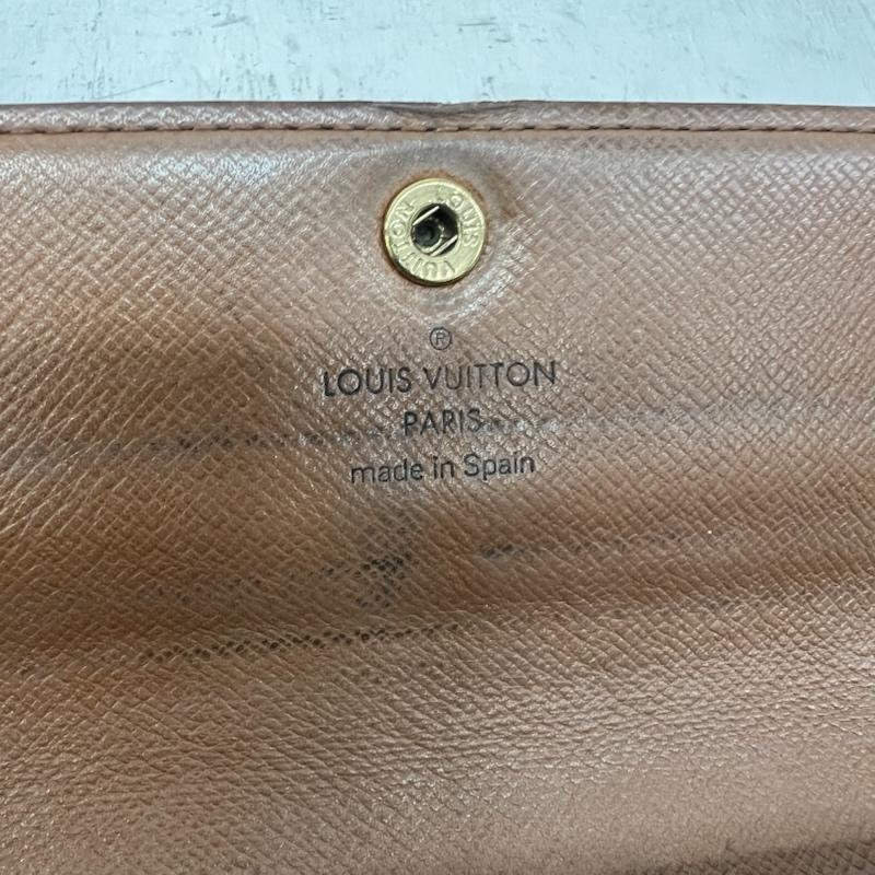 ルイヴィトン LOUIS VUITTON 財布 長財布 モノグラム ポルトモネ クレディ 長財布 M61725 CA0967 - レディース USED 古着 中古 50168316