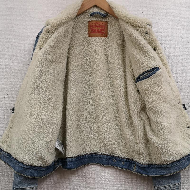 リーバイス Levi s ジャケット、上着 ジャケット、ブレザー TYPE III シェルパ トラッカー ボア ジャケット M インディゴ / インディゴ / Indigo メンズ USED 古着 中古 50168317