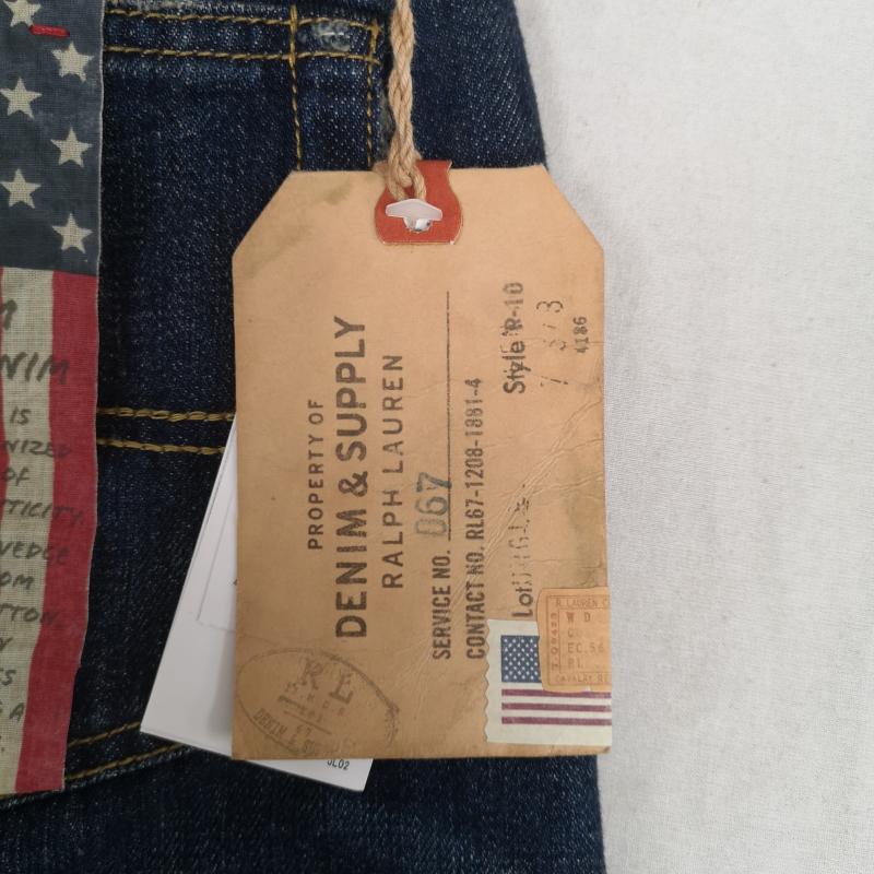 ラルフローレン RALPHLAUREN パンツ デニム、ジーンズ DENIM & SUPPLY 星条旗 ストレート デニム パンツ 28インチ インディゴ / インディゴ / Indigo レディース USED 古着 中古 50168318