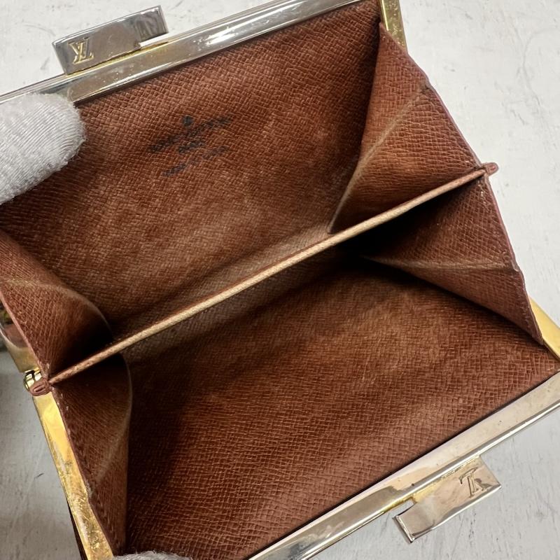 ルイヴィトン LOUIS VUITTON 財布 コンパクト財布 USA限定 モノグラム がま口 コインケース - レディース USED 古着 中古 50168319