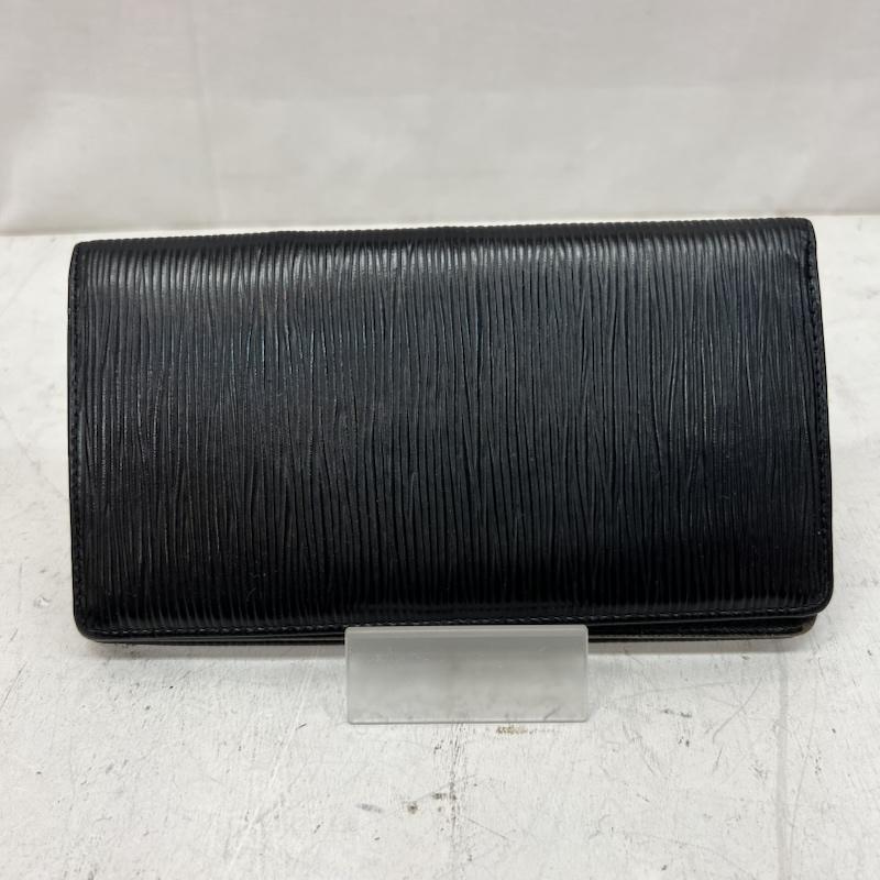 ルイヴィトン LOUIS VUITTON 財布 長財布 エピ ポルトカルトクレディ 長財布 M63212 - 黒 / ブラック / black メンズ USED 古着 中古 50168320