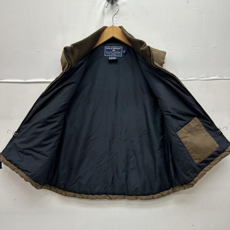 ポロスポーツラルフローレン POLOSPORT ジャケット、上着 ダウンベスト 90s POLO SPORT ダウン ベスト M 茶 / ブラウン / brown メンズ USED 古着 中古 50168331