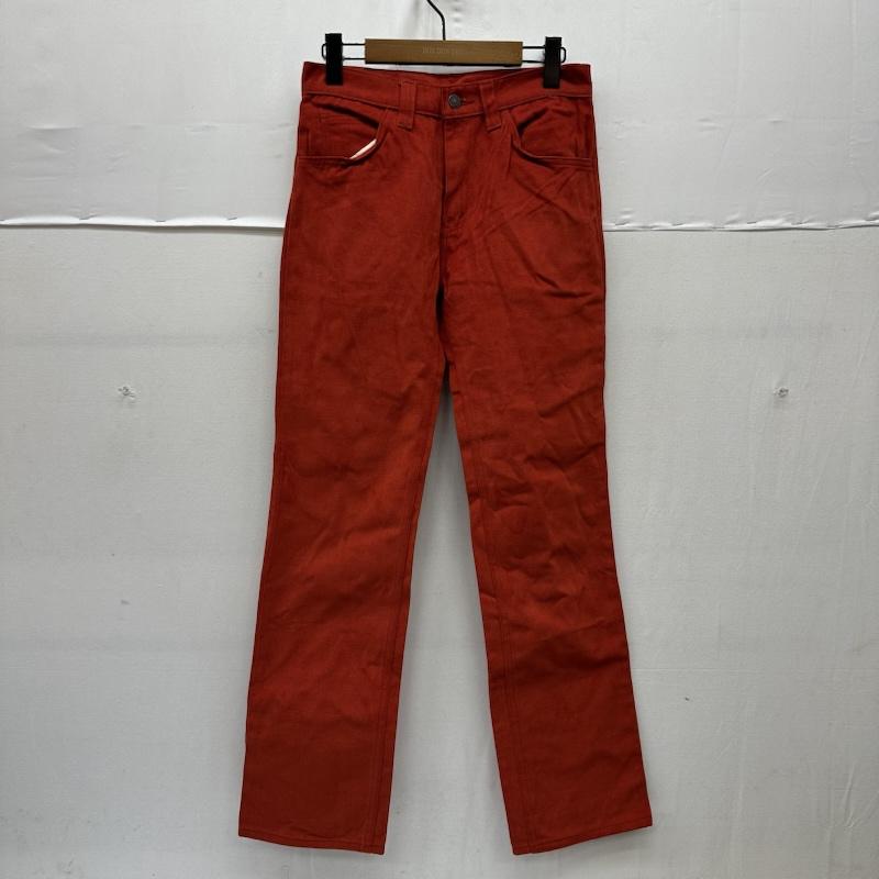 リーバイス Levi s パンツ デニム、ジーンズ 70s モールスキン スリム パンツ デッドストック 518-62-25 29インチ 赤 / レッド / red メンズ USED 古着 中古 50168335
