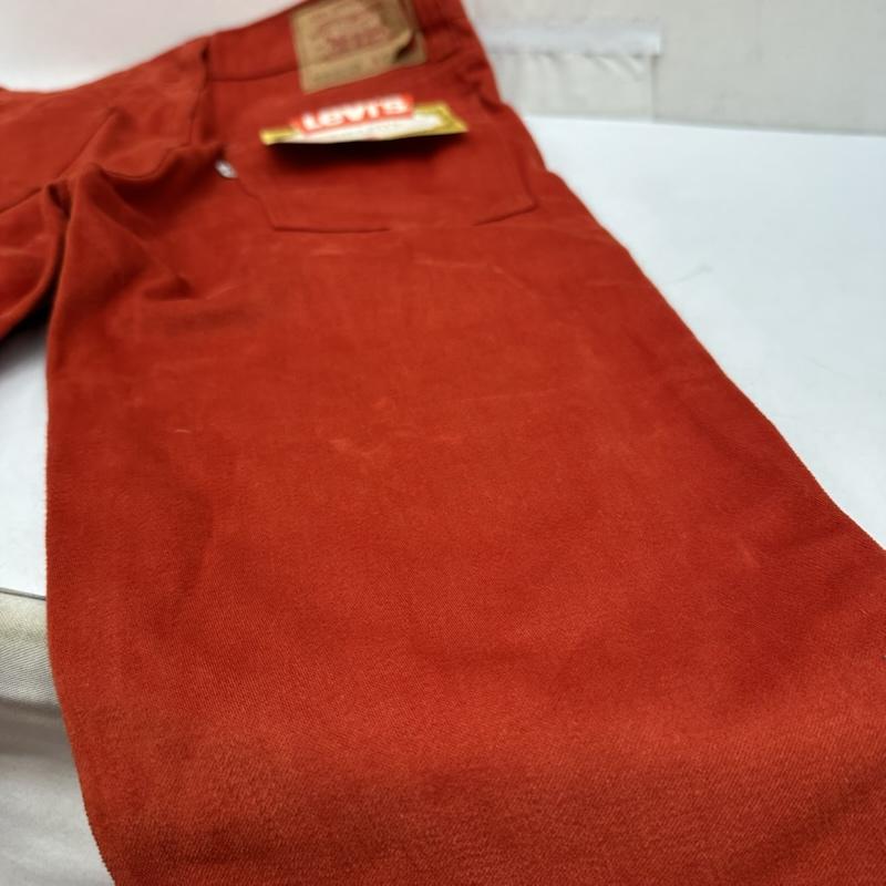 リーバイス Levi s パンツ デニム、ジーンズ 70s モールスキン スリム パンツ デッドストック 518-62-25 29インチ 赤 / レッド / red メンズ USED 古着 中古 50168335