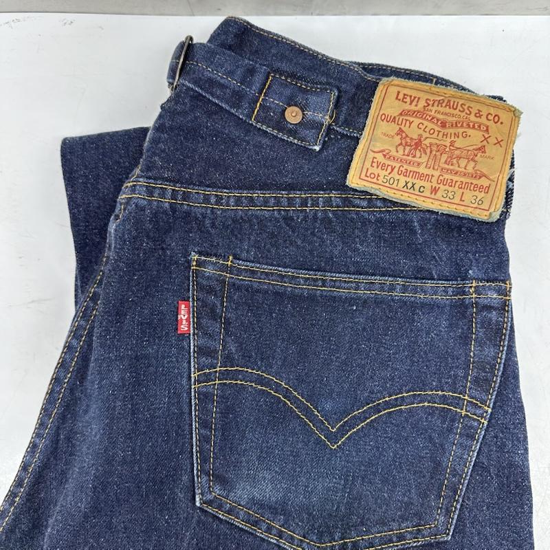 リーバイス Levi s パンツ デニム、ジーンズ 90s バレンシア製 501XXC 1937モデル ボタンフライ デニム パンツ 37201-0003 33インチ インディゴ / インディゴ / Indigo メンズ USED 古着 中古 50168336
